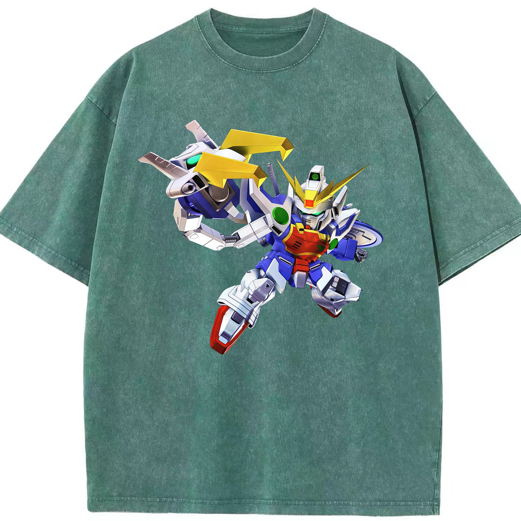（画像用） 機動戦士ガンダム Mobile Suit Gundam 綿100% ヴィンテージ風 半袖Tシャツ（フロントプリント）